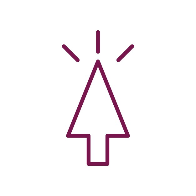 click pointer icon vector design templates