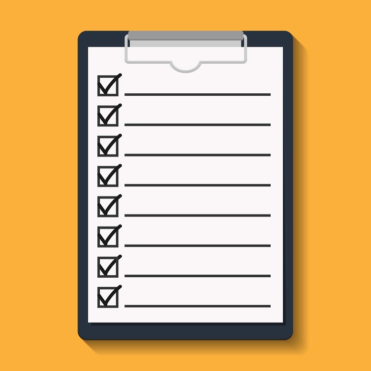 Vector clipboard icon isolated on background vector illustration