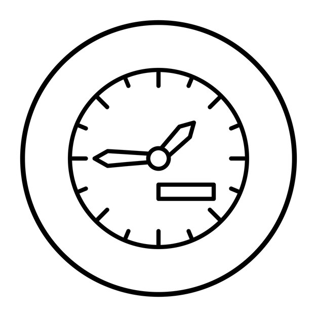 Clock Vector Illustration