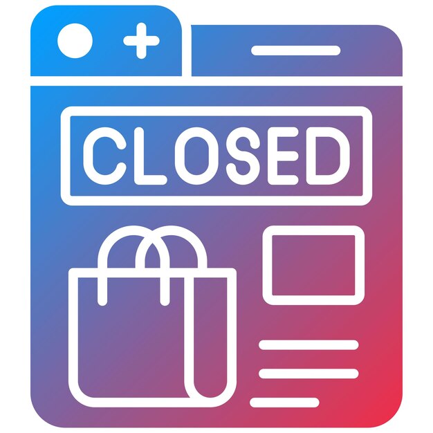 Closed icon vector image Can be used for Web Store