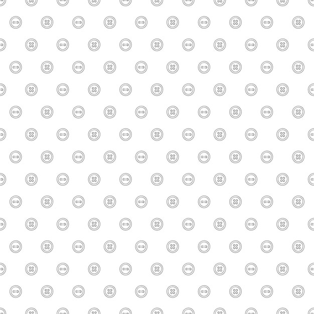 clothe buttons vector on white background seamless pattern. handcrafts. polka small dot print