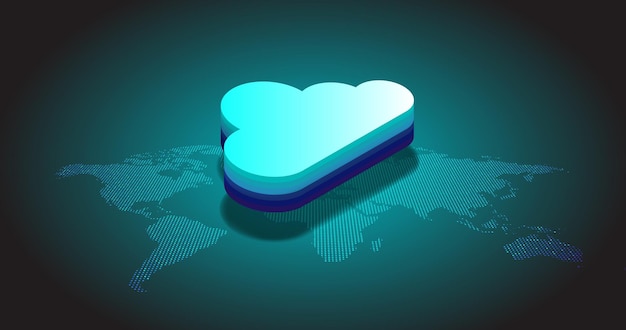 Cloud Computing and internet of thing concept