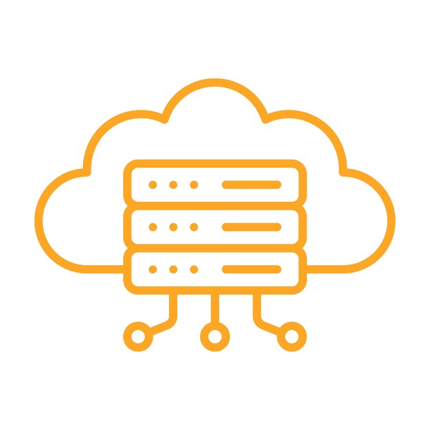 Cloud Server Icon