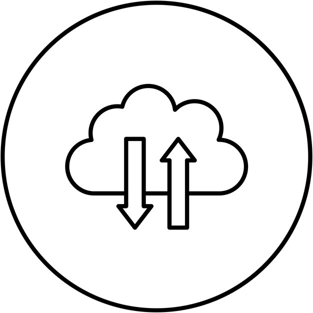 Cloud Switch icon vector image Can be used for Cloud Computing