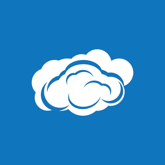 Cloud Techno Logo Vector Template