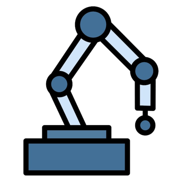 cobot icon vector image can be used for robotics