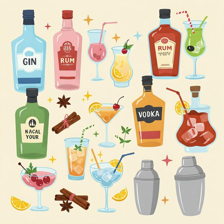 Cocktail Drinks and Barware