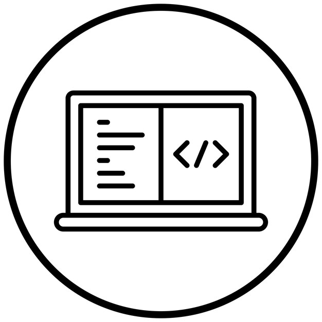 Coding Icon Style