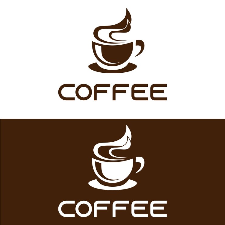coffe and cup design Vintage coffee logo template