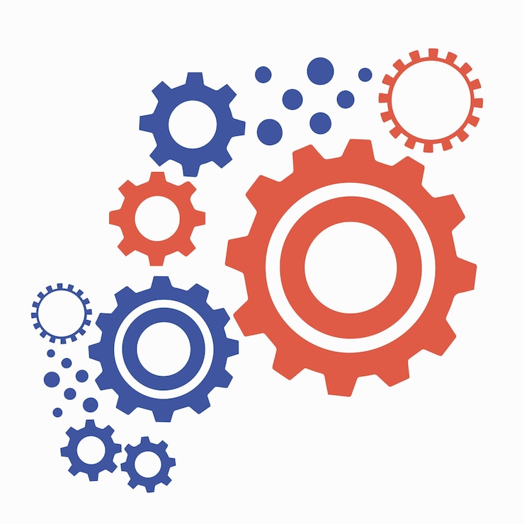 Vector cogs design gears