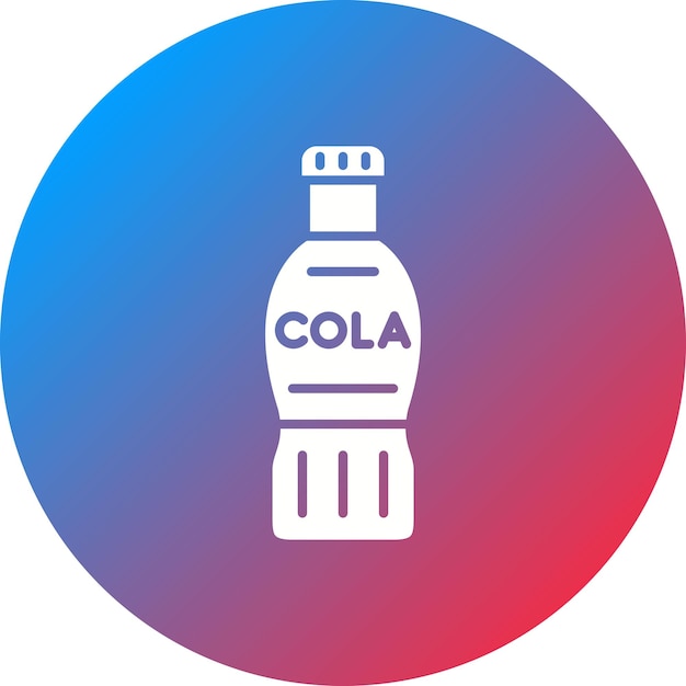 Cola Bottle icon vector image Can be used for Beverages