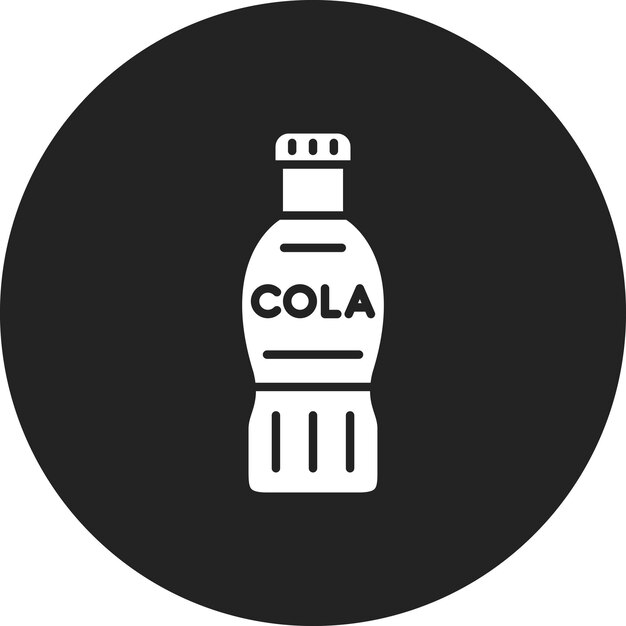 Cola Bottle icon vector image Can be used for Beverages