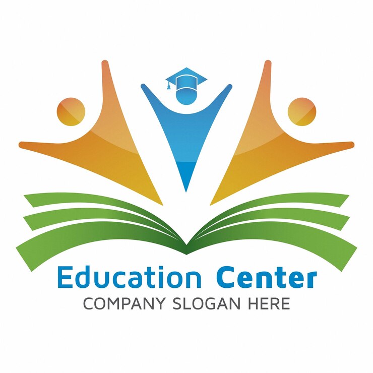 Vector college education logo