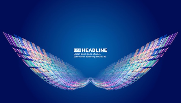 color blocks form the background of the flying wings internet technology summit