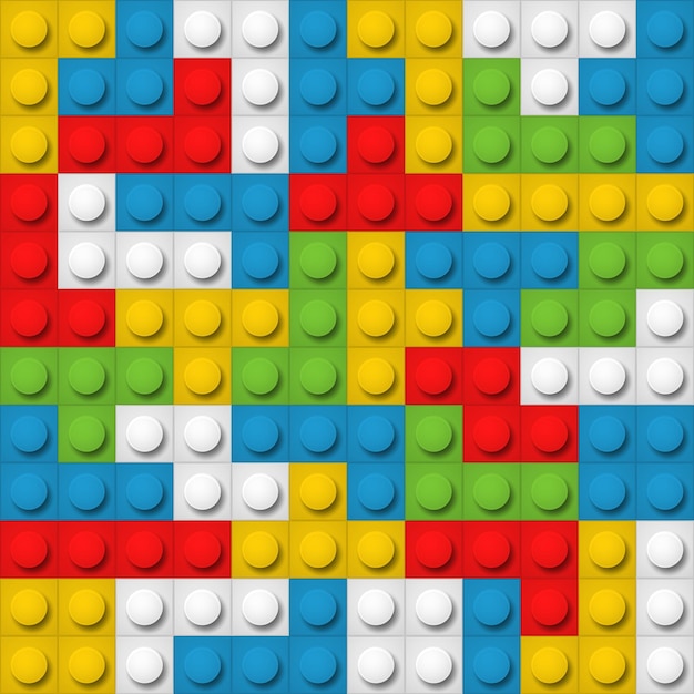 Color constructor blocks seamless background