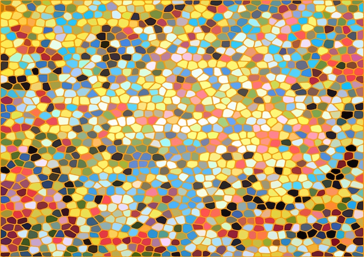 Vector color mosaic abstract color background for design and decoration