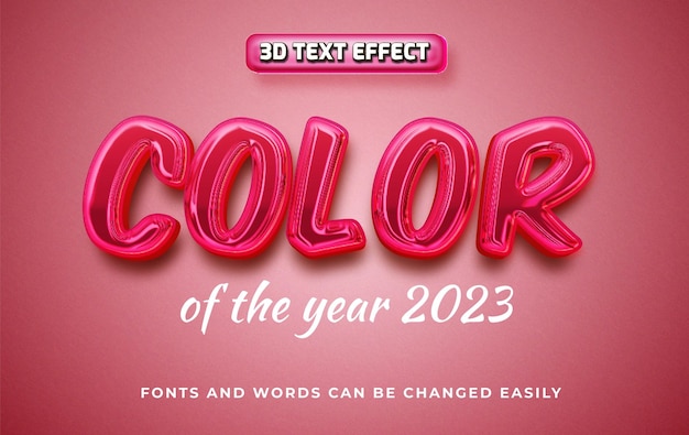 color of the year maroon text effect style