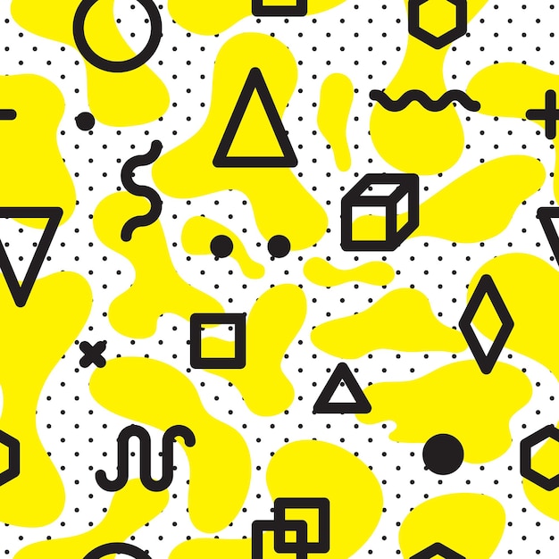 Color seamless pattern modern bold