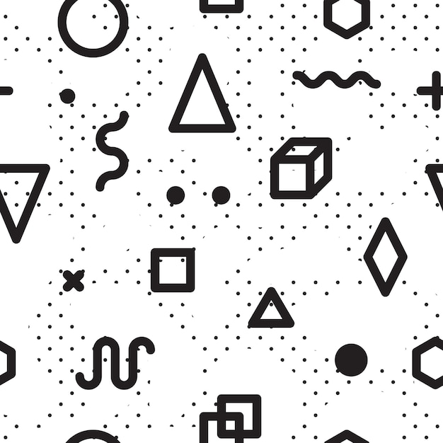 color seamless pattern modern bold