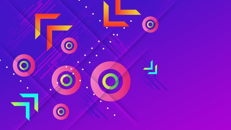 Vector colorful abstract background geometric modern