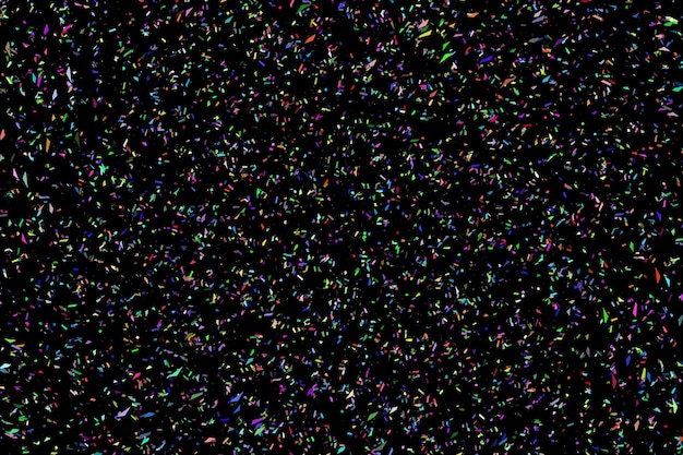 Colorful broken glass particles abstract background