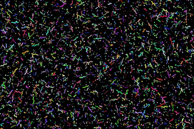 Colorful confetti magical party abstract background