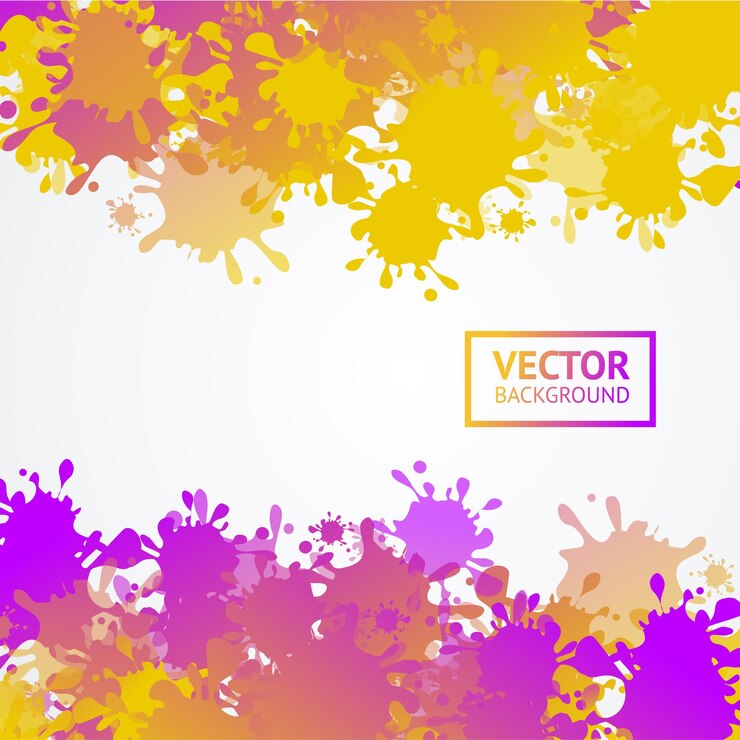 Vector colorful drop blot background with space for your text vector illustration