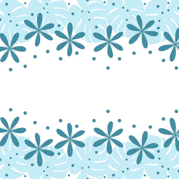 Colorful endless frame in trendy muted winter shades with Copyspace on a transparent background