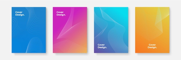 Colorful geometric cover design