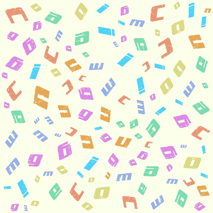 Vector colorful geometric pattern background