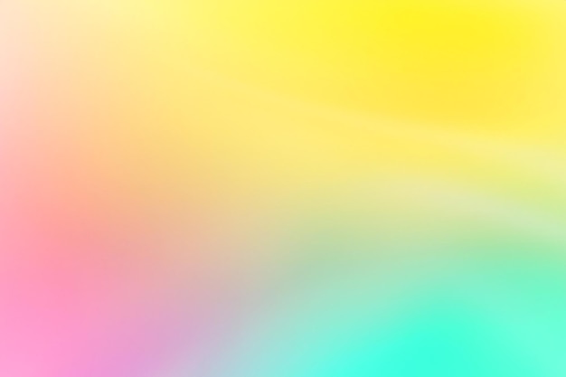 Colorful gradient Vector Holographic neon trendy background Blurred multicolored gradient