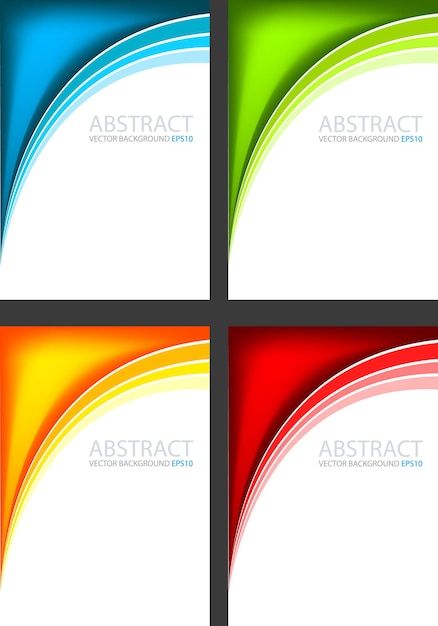 Colorful graphic vector curve line overlap background for text and message design