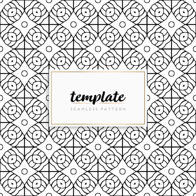 Colorful mandala seamless pattern