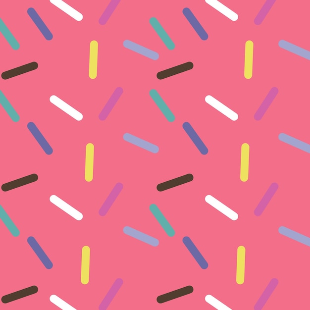 Colorful Sprinkles Patten Background