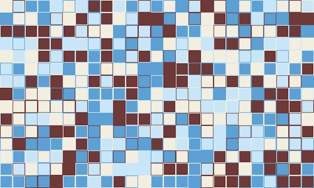 Colorful structured mosaic pattern perfect for graphic textile designs covers or creative backgrounds with a touch of modern elegance