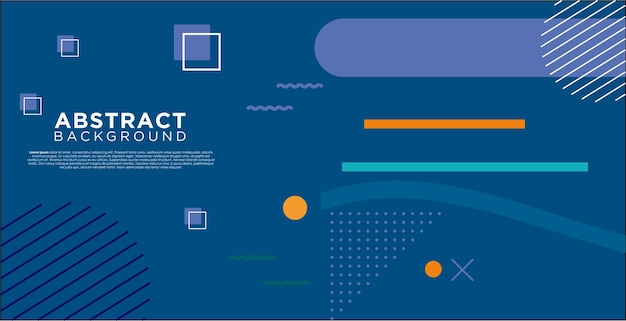 Colorful template banner with color Design with geometric shape