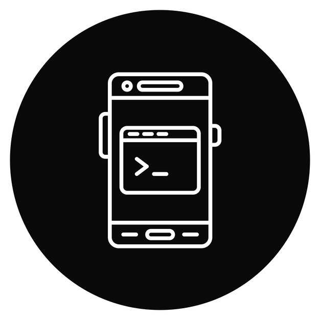 command line icon vector image can be used for mobile app development