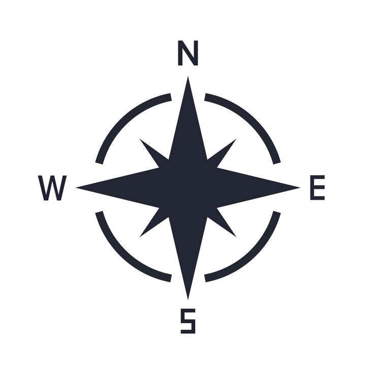 compass vector icon