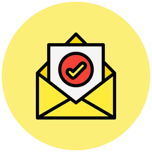 completed vector icon design illustration