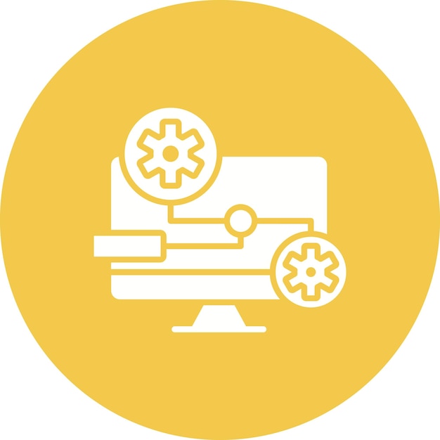 computer aided design icon vector image can be used for factory