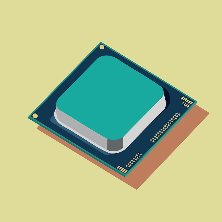 Vector computer central processing unit