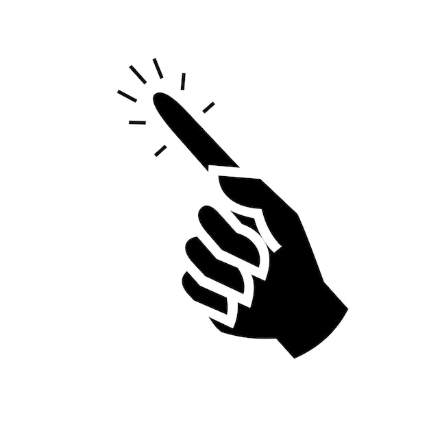 computer mouse click cursor arrow icon illustration
