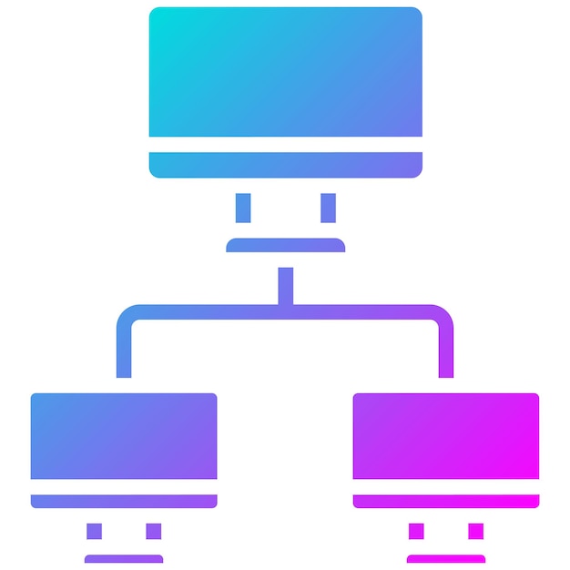 computer networking vector illustration style