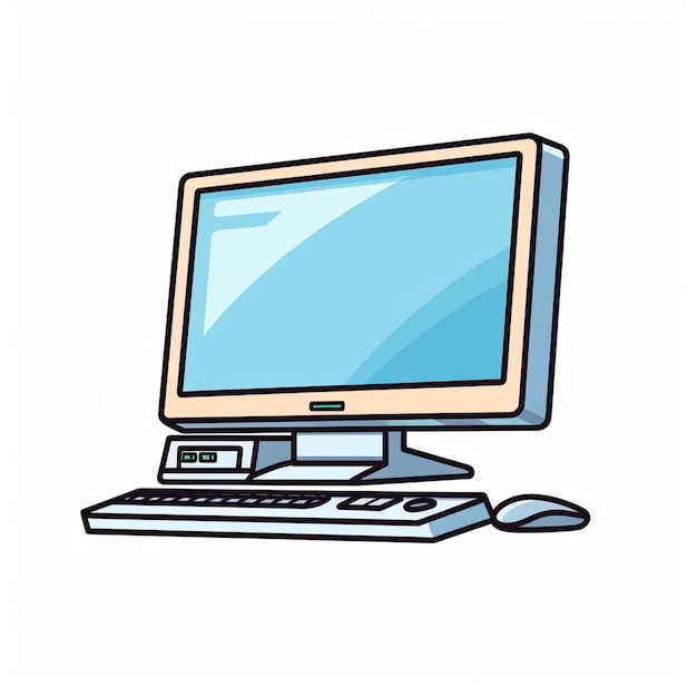 computer screen technology pc internet desktop laptop monitor digital isolated icon web