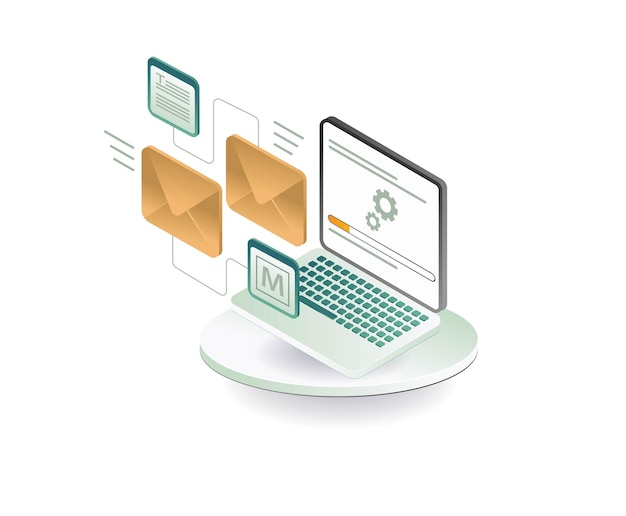 Computer technology email transaction process