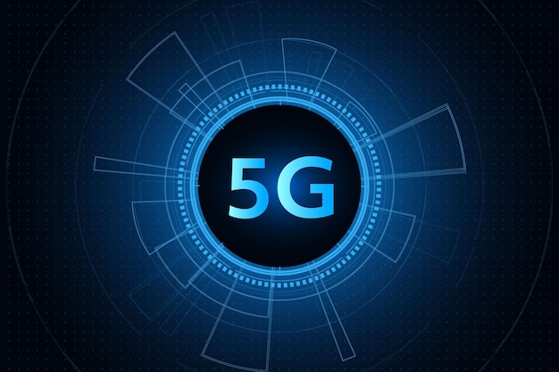 concept of technology 6G mobile network New generation telecommunication highspeed mobile Inter