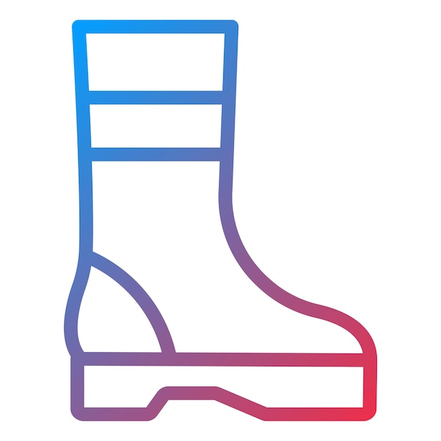Construction Shoes Icon Style