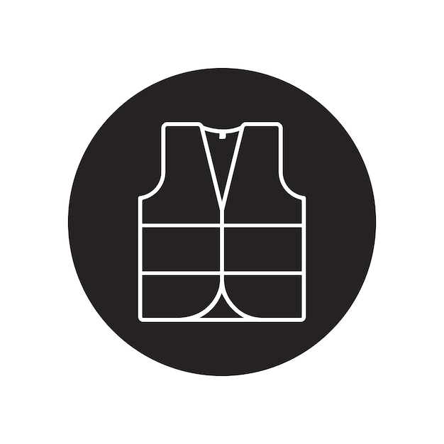 Construction worker vest icon