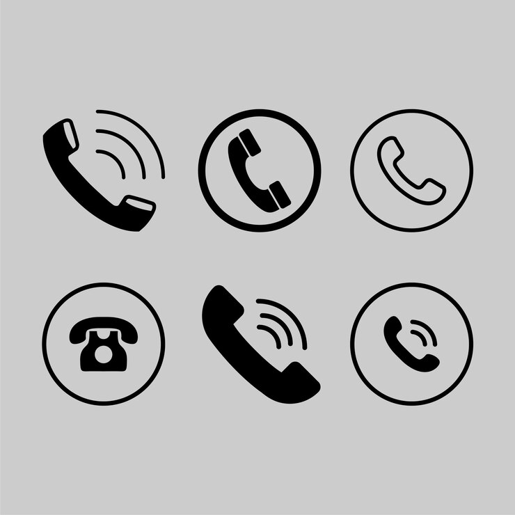 Contact internet social icons