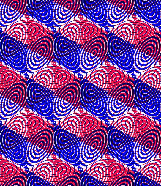 Contemporary abstract endless EPS10 background, three-dimensional repeated pattern. Decorative graphic entwine transparent ornament.
